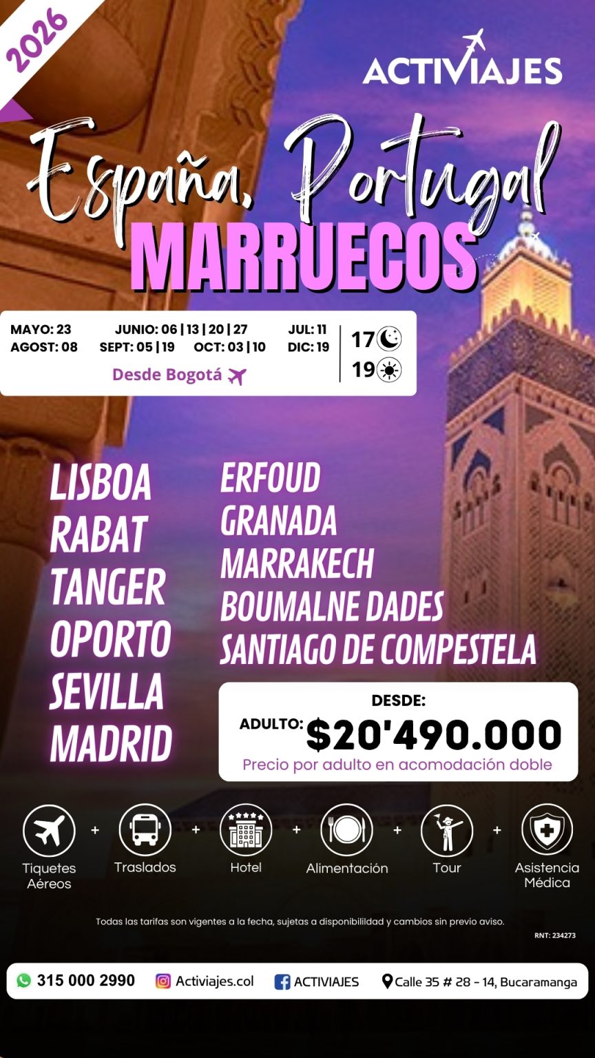 ACTIVIAJES_ ESPAÑA, PORTUGAL, MARRUECOS